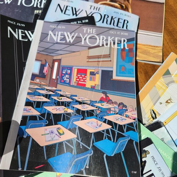The New Yorker Magazine Bundle Lot of 7 Magazines RANDOM DATES Reading bundle Y - Picture 10 of 11
